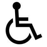 Wheelchair by Kristian Bannister from The Noun Project