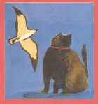 gatto e gabbianella 