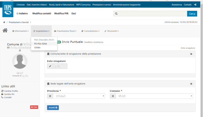 casellario_invio puntuale